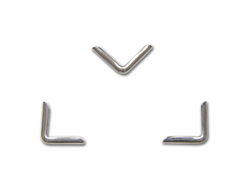 be_n_c15_2 Buchecken, vernickelt, 15 x 15 mm, Fassung 2 mm