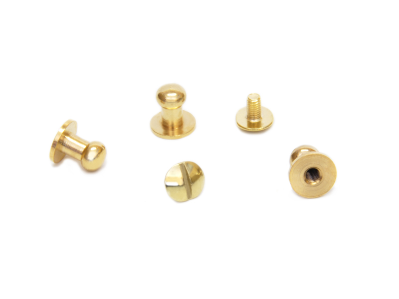 pk_s_6-10_ms Patronenknöpfe Ø 6 x 10 mm lang, Messing, schraubbar