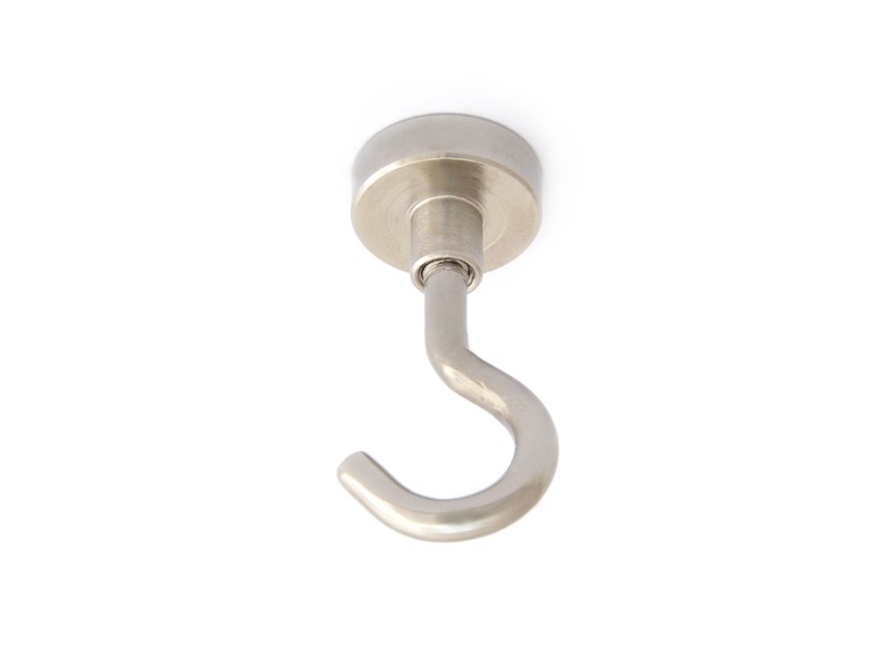mag_h_16 Magnethaken Ø 1,6 cm, vernickelt